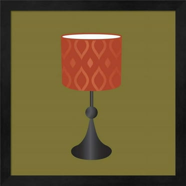 MCM Lamp I by Posters International Studio, Framed Wall Art, 13.25W x 13.25H