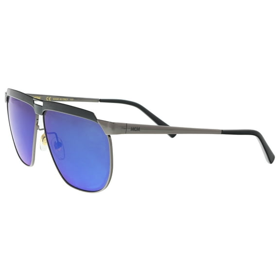 MCM MCM113S 069 Dark Ruthenium Modified Rectangle Sunglasses for Mens