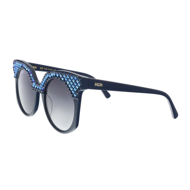 MCM MCM643SR 424 Blue Round Sunglasses for Womens - Walmart.com
