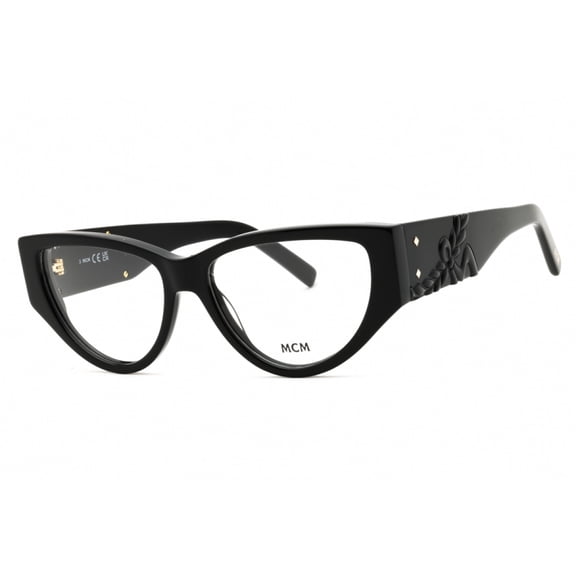 MCM MW5004 001 53mm Cat Eye Eyeglass Frames Women's Shiny Black