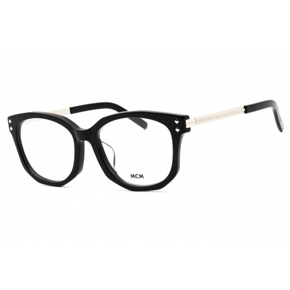 MCM MW5017-D 001 54mm Square Eyeglass Frames Women's Shiny Black