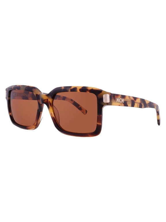 MW0020 56J 54mm Rectangle Sunglasses Women's Havana