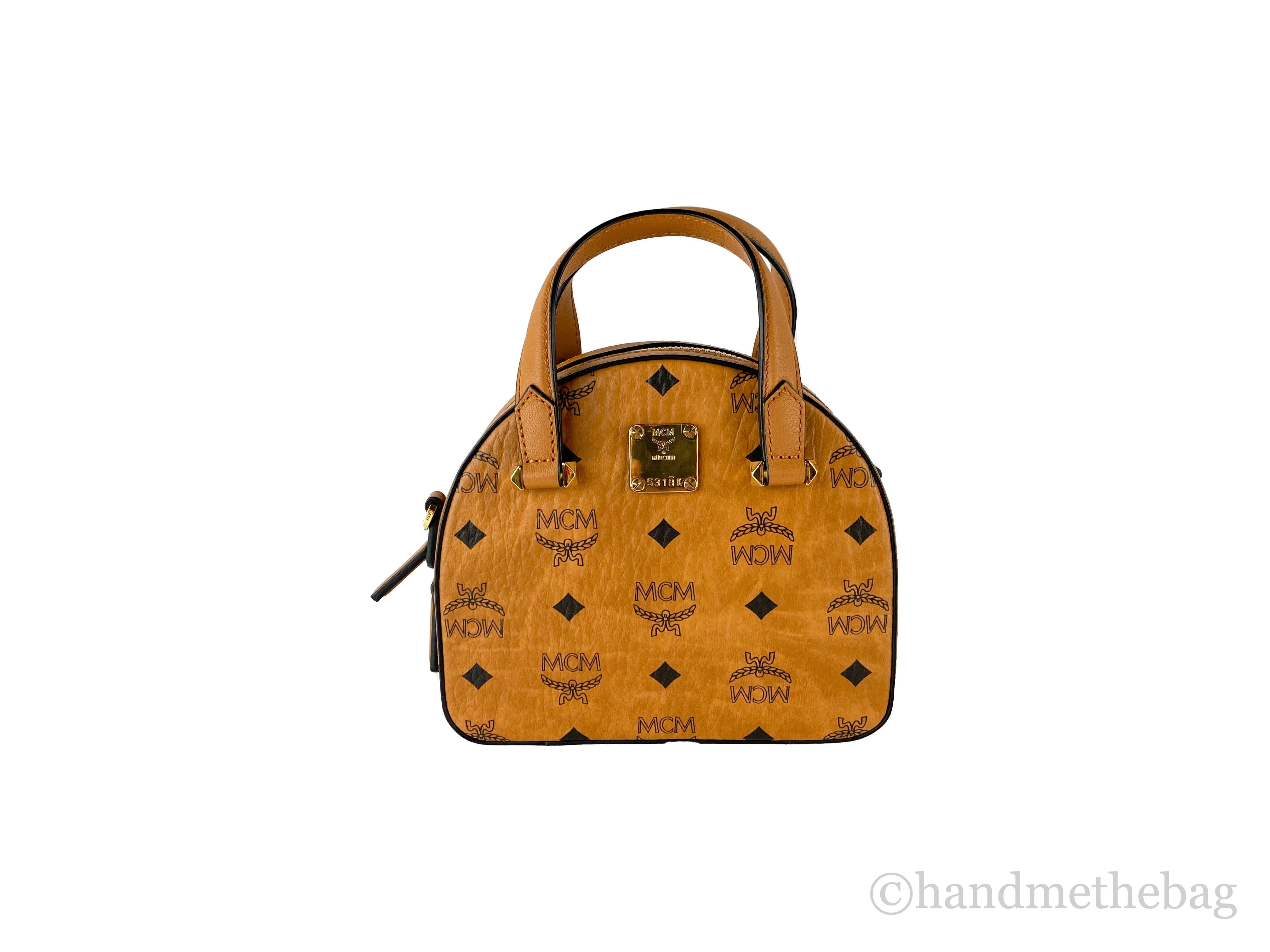 Cognac MCM Tote 