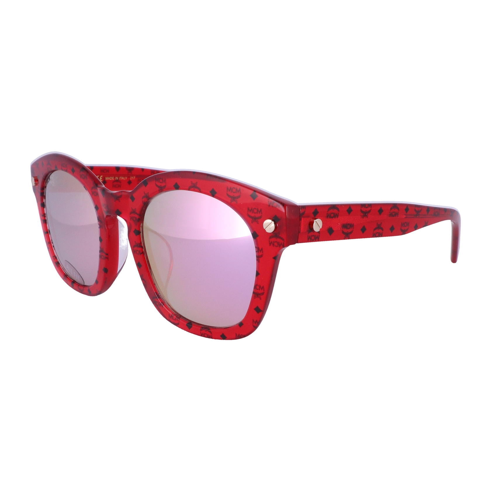 MCM Sunglasses MCM634SA 608 Red Visetos Rectangle Togo | Ubuy display picture 3