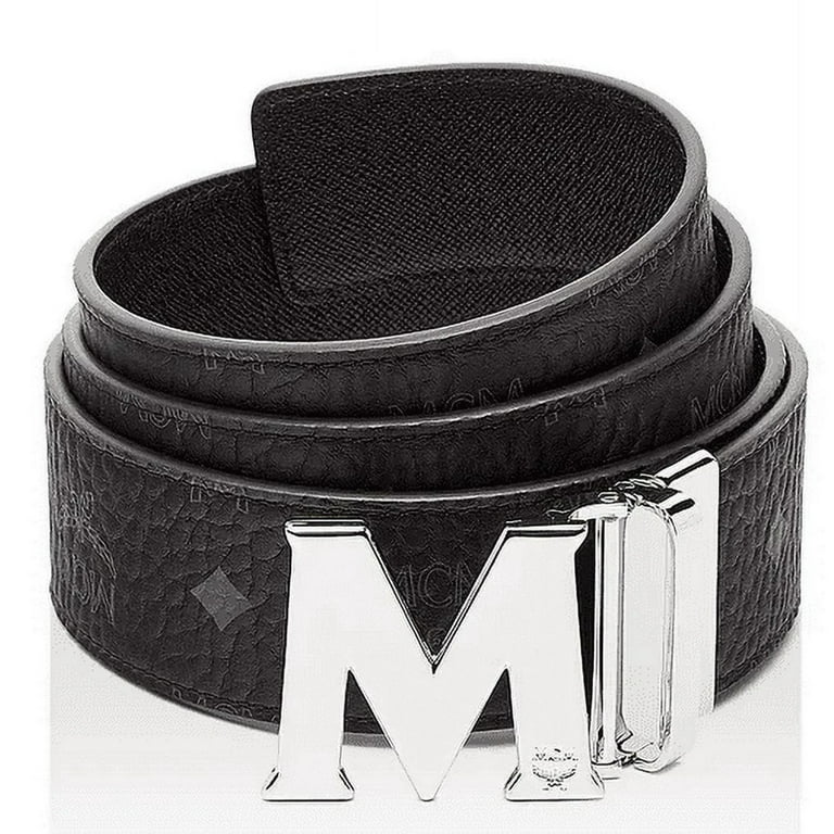 MCMClausReversible Belt Black Silver Buckle MXBAAVI03BK001 Walmart