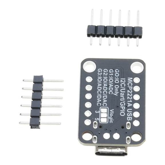 MCP2221A USB to GPIO ADC Adapter Breakouts Board for Enhances Data Acquisition Device Control Analogs/Digital Gpio Pin