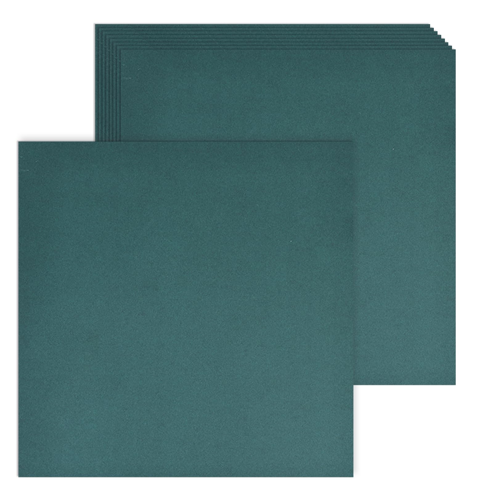 MCPINKY 20 Sheets Green DHF10 Cardstock, 12 X 12 Inches Craft Paper