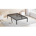 thumbnail image 1 of JIOABL TWIN Size Steel Platform Bed Frame – Durable Support, Quiet Design,  Extra Underbed Storage ,Sturdy and durable for bedrooms, 1 of 8