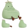 thumbnail image 1 of MCQ 24 Inch Bean Bag Chair, Small-Scale Sofa Couch with Soft Filler, Green, 1 of 7