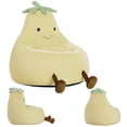 thumbnail image 1 of MCQ 24 Inch Bean Bag Chair, Small-Scale Sofa Couch with Soft Filler, Yellow, 1 of 7
