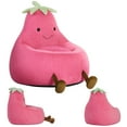 thumbnail image 1 of MCQ 31 Inch Bean Bag Chair, Small-Scale Sofa Couch with Soft Filler, Rose Red, 1 of 7