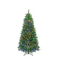 thumbnail image 1 of MCQ 4.5FT Prelit Artificial Christmas Tree, Realistic Spruce Design, Premium Multicolor LED Lights, 1 of 8