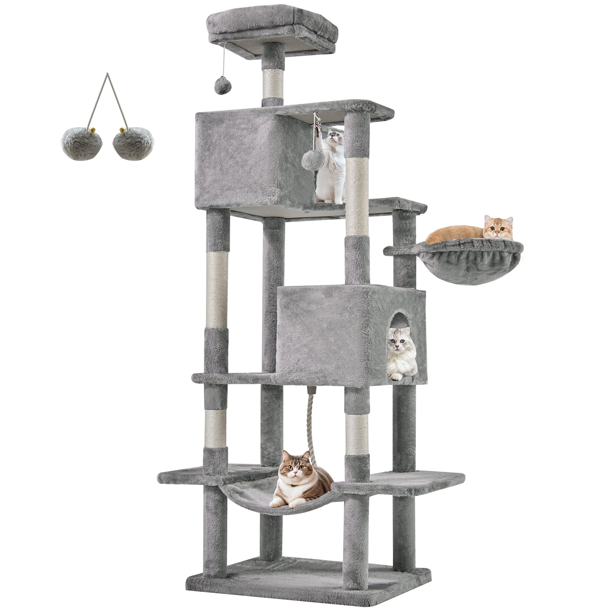 Photo inspiration: Fresh Look at Jioabl 66 Multi Level Cat Tree Tower With Hammock Large