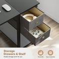 thumbnail image 1 of MCQ Dual-Drawer Computer Desk, 1 of 6