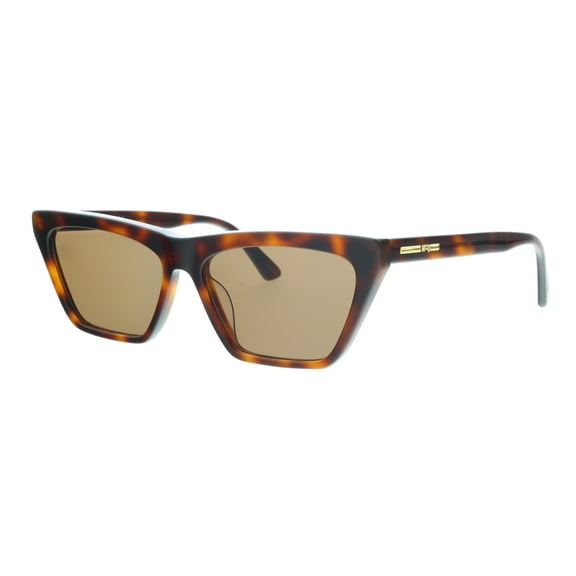 MCQ MQ0192S 002 Cat Eye Havana Shiny Medium Havana 54 mm Women's Sunglasses