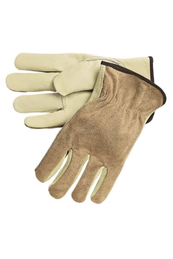 MCR 127-3205M Medium Reg.Grade Driversglove  with Split Leat. Back