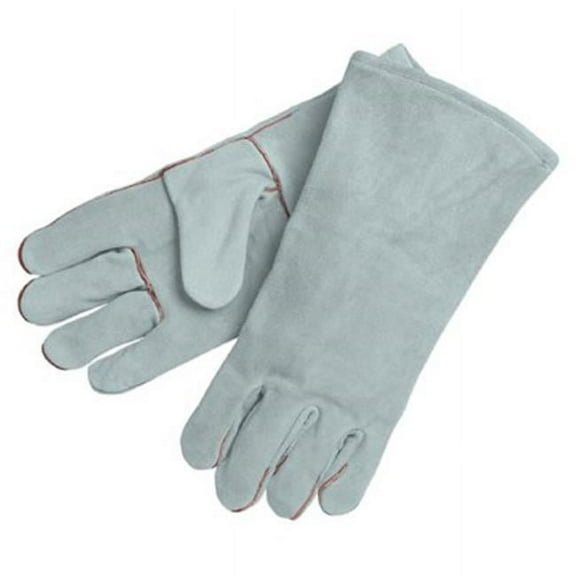 MCR 127-4150B 13 in. 1Pc.Back Grey Welders Gloves Shoulder Le
