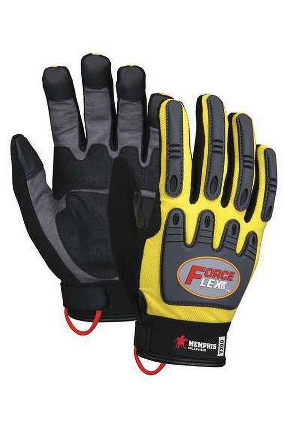GLOVES SAFETY FORCE FLEX MCR Y200 MEDIUM
