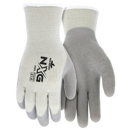 MCR SAFETY 9690S Cold Protection Gloves,S,Gray,Latex,PR