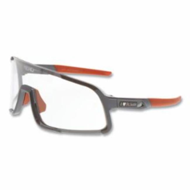 MCR Safety 127-HK430PF Regular Hulk 4 St. Jude Gun Metal Frame Clear Max6 Safety Glasses