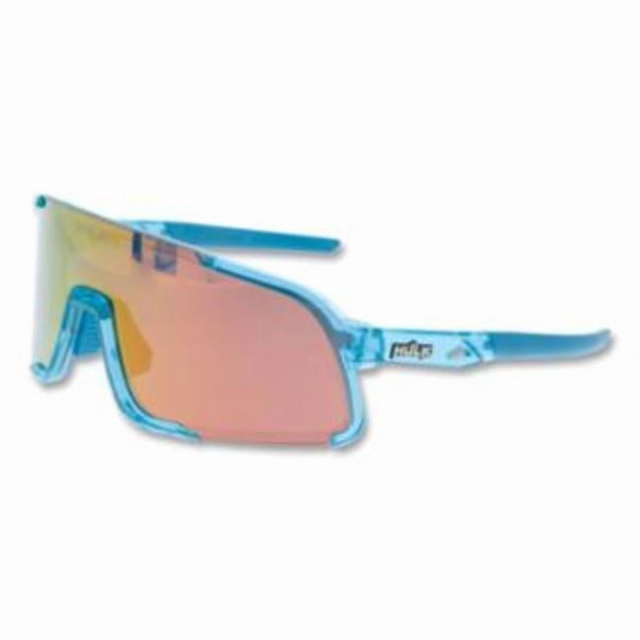 MCR Safety 127-HK45PZP Regular Hulk 4 Coral Glow Pink Mirror Polarized Max3 Safety Glasses