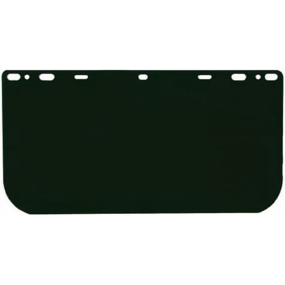 MCR Safety 181542 Universal Impact Polycarbonate Safety Face Shield, Dark Green