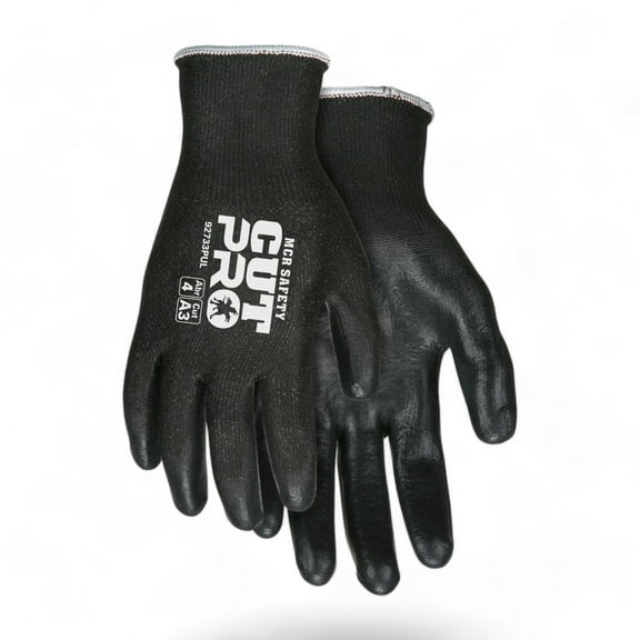 MCR Safety 92733PU Cut Pro 13 Gauge HyperMax Shell Cut, Abrasion and Puncture Re