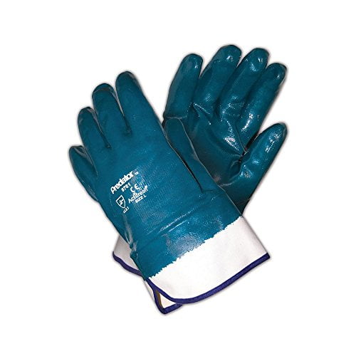 MCR Safety 9761R Predator Fully Coated Nitrile Work Gloves - Size 7 - S - 12 Pairs