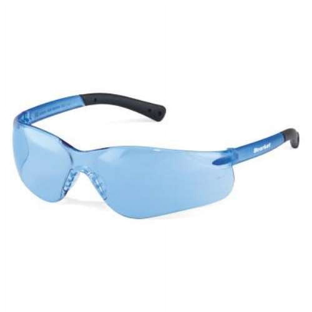MCR Safety BearKat Safety Glasses, Light Blue Lens, Polycarbonate, Hard Coat - 12 CT (135-BK313)