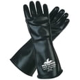 thumbnail image 1 of MCR Safety CP25M Butyl Rubber Gloves, 25 Mil Smooth Finish, Gauntlet Rolled Cuff, 14" Length, Medium, 1-Pair CA2, 1 of 2