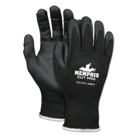 MCR Safety Cut Pro 92720NF Gloves X-Large Black HPPE/Nitrile Foam 92720NFXL