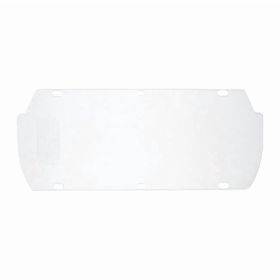 MCR Safety Double Matrix Acetate Face Shield, Flat, Clear, 1/Each