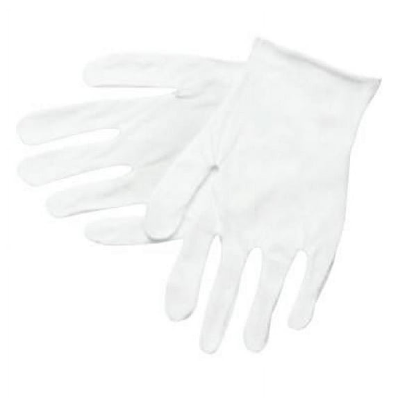 MCR Safety Lisle Cotton Inspector Gloves, 100% Cotton, Men's - 12 PR (127-8614C)
