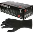 thumbnail image 1 of MCR Safety 6062 NitriShield Powder Free Disposable Nitrile Gloves, Black – Size 9 – L – Box of 100, 1 of 4