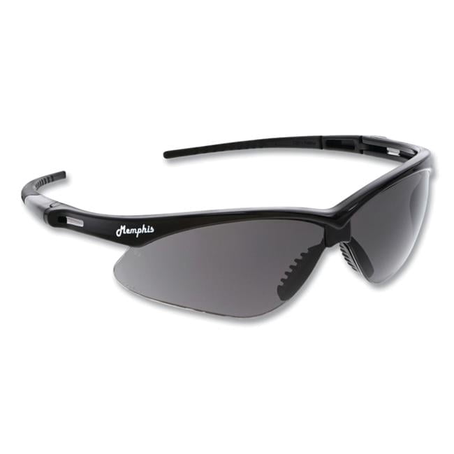 MCR Safety 135-MP112AF Memphis MP1 Safety Glasses with Frame & UV-AF Lens, Black & Gray - Pack of 12