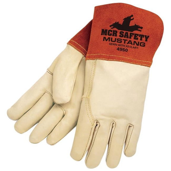 Mcr Safety Welding Gloves,MIG, TIG,M/8,PR 4950M