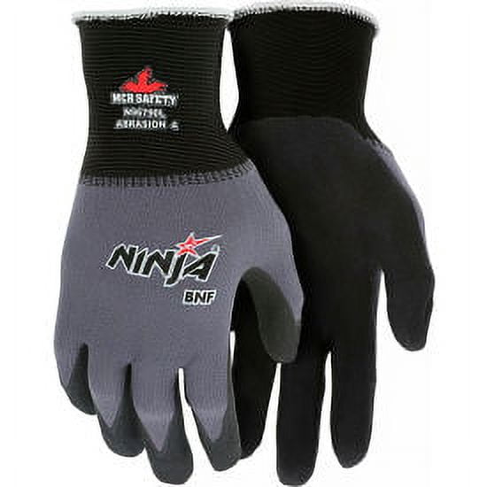 MCR Safety Ninja Ice N9690HVXL Hi-Vis Cold Weather Gloves - 15 Gauge Nylon, Acrylic Liner, 3/4 HPT Coating (Yellow, X-Large)