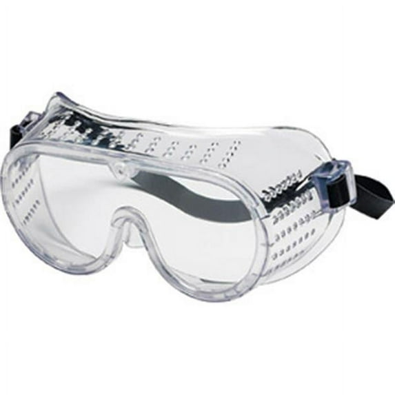 MCR Safety Protective Goggles, Perforated, Rubber Strap (20 Units)