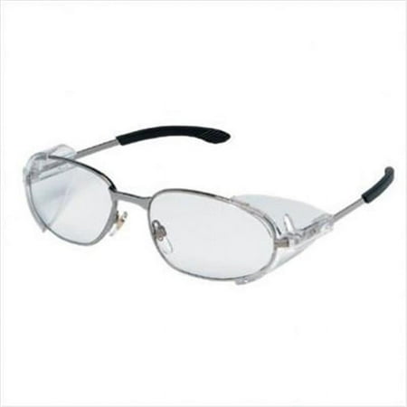 MCR Safety RT2 Protective Eyewear, Clear Lens, Duramass Hard Coat, Chrome Frame, Chrome - 12/Box (135-R2120)
