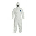 thumbnail image 1 of (Case/25) MCR Safety TY127S Dupont Tyvek Coverall, Coverall With Zipper Front, E-size-L, 1 of 4