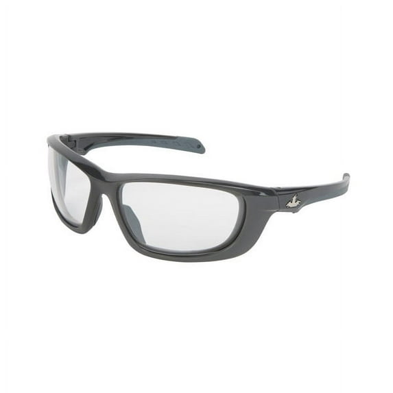 MCR Safety USS Defense Eyewear, Max6™, Gunmetal Frame, Clear Lens (3 Units)