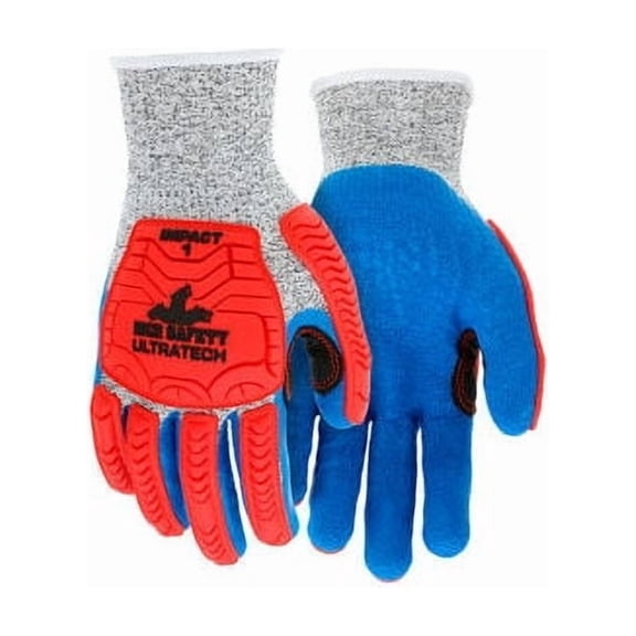 MCR Safety UltraTech Gloves Latex Cut A4 Impact 1 Abrasion 4 Puncture 5 1 Pair S