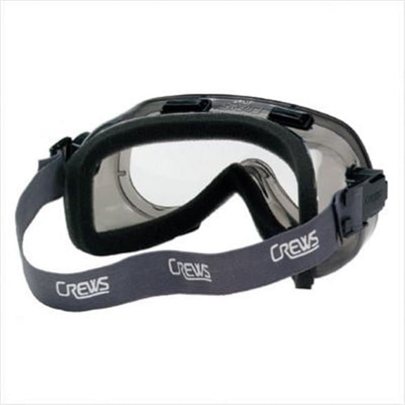 Mcr Safety Safety Goggles, PVC, Clear, Wraparound 2400F