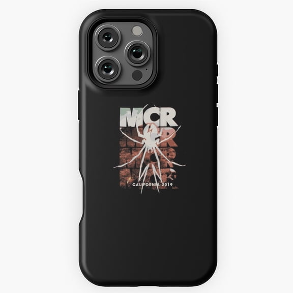 MCR Vaporwave Graphic Rock Music Phone Case for iPhone 16 15 14 13 12 11 Pro Max