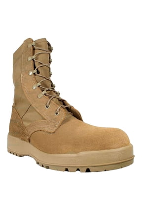 MCRAE Men's Mil-Spec Hot Weather Coyote Boot w/ Vibram Sierra Outsole (Coyote Brown, 10.5 Wide)