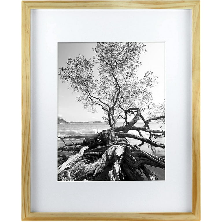  Medog 16x20 picture frames for wall Wood 16x20 11x14 Picture  Frame Set of 2 Pack 16x20 frame matted to 11x14 Picture Frame for Wall  Pictures Frame 16x20 11x14 Inch Picture