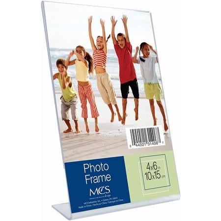 MCS 4x6 Bent Acrylic Picture Frame Vertical (31406)