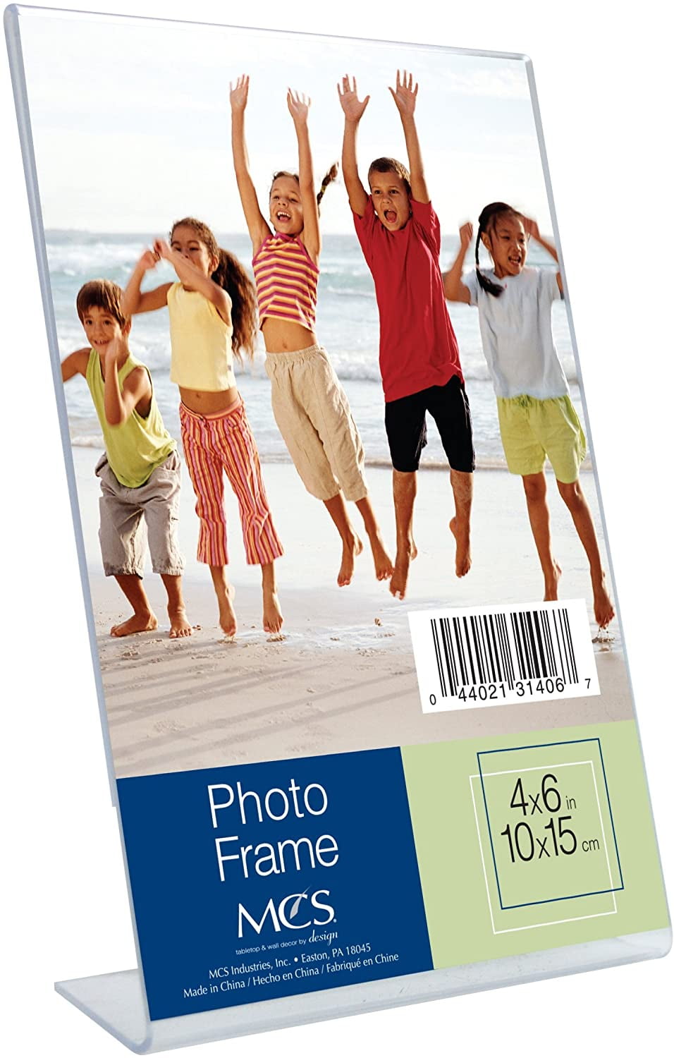 Classic 4x6 Vertical Acrylic Tabletop Photo Frame