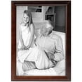 thumbnail image 1 of MCS 8x10 Bullnose Tabletop Picture Frame - Walnut, 1 of 6