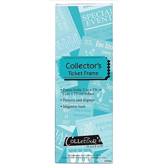 MCS Acrylic Magnet Ticket Frame